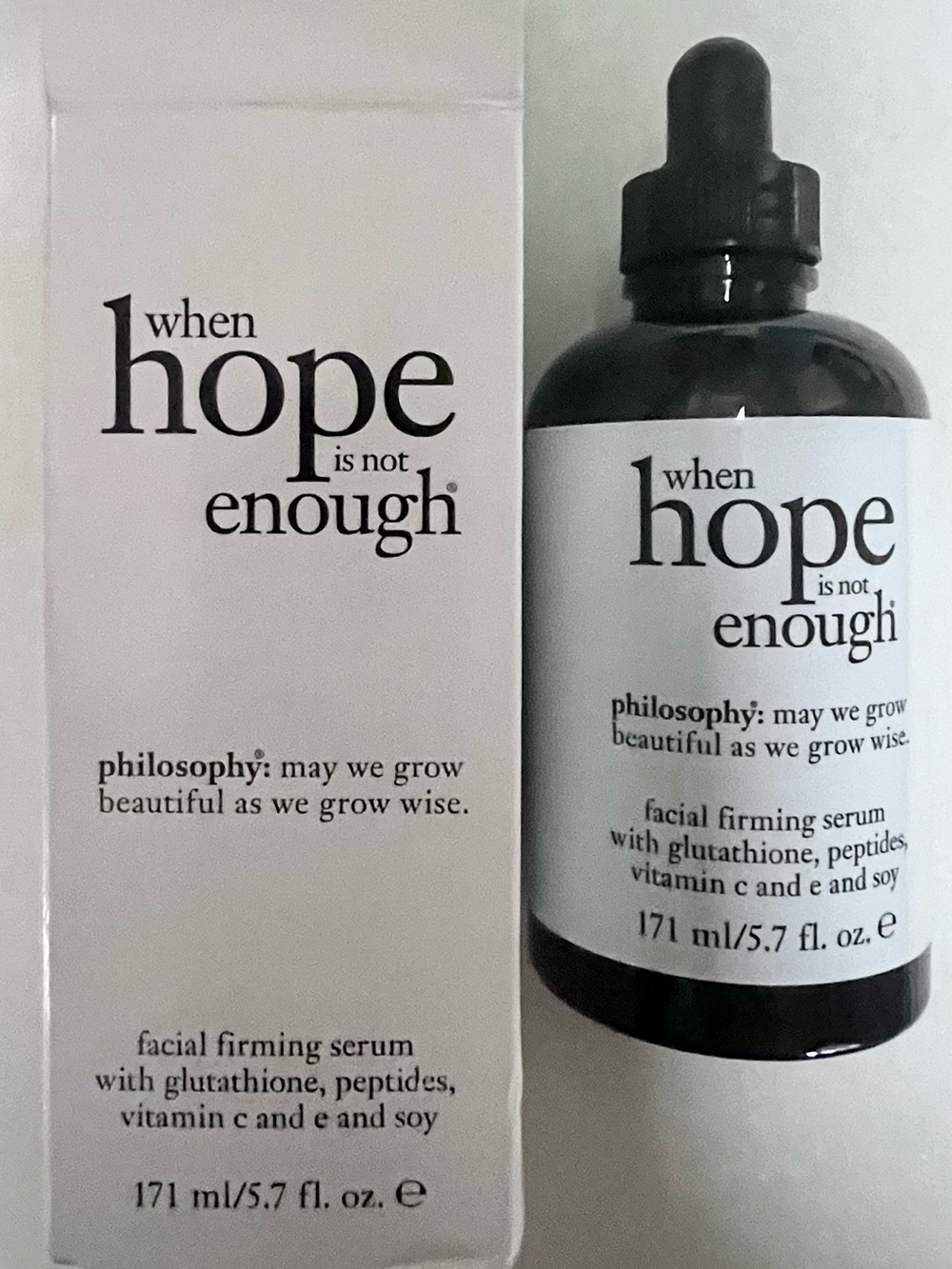 Philosophy Serum 5.7 oz 'When Hope Is Not Enough' Facial Firming Serum